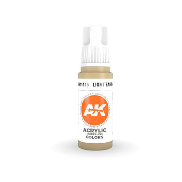 AK Interactive AK11115 Light Earth Acrylic Paint 17ml (3rd Generation)